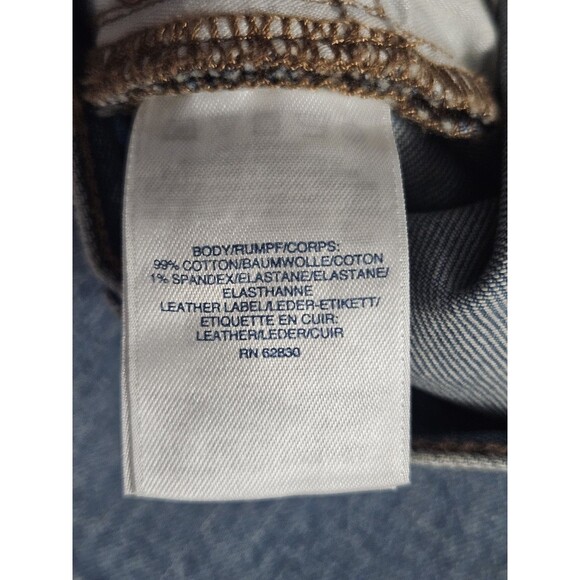 Lands End Women's Size 12 Classic High Rise Boot Leg Light Wash Denim Jeans New - Picture 5 of 11